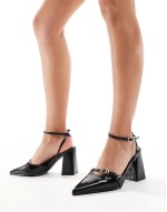 Neim block heeled shoes in black