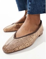 Leni ballet in lizard